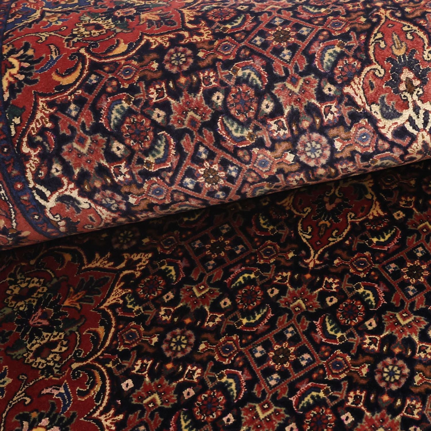 Perserteppich - Bidjar - 142 x 90 cm - dunkelrot