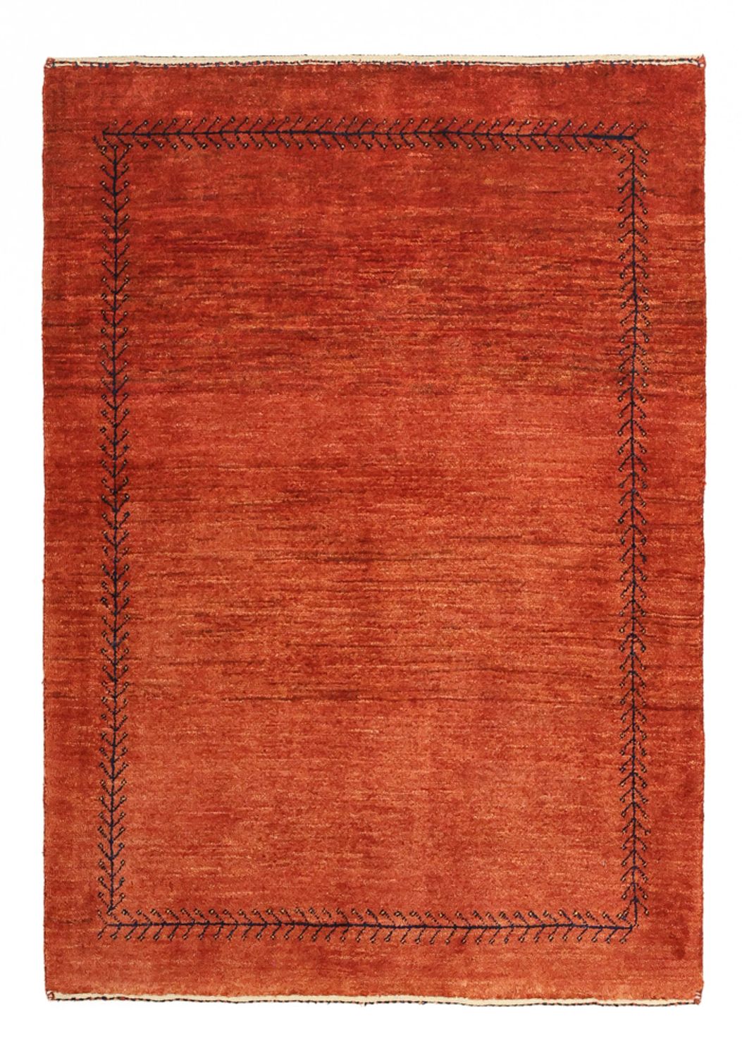 Gabbeh Teppich - Loribaft Perser - 115 x 82 cm - dunkelrot