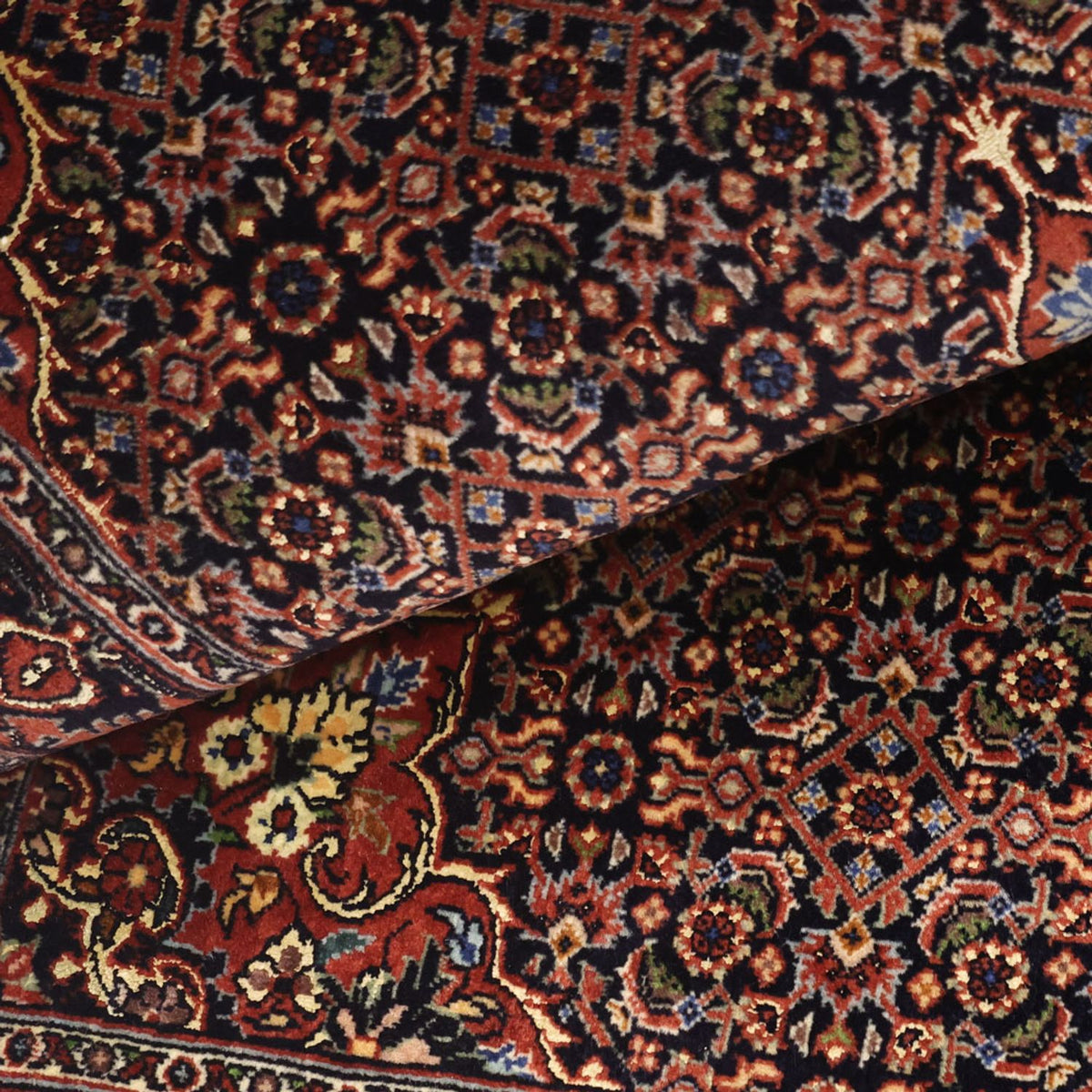 Perserteppich - Bidjar - 144 x 75 cm - dunkelrot