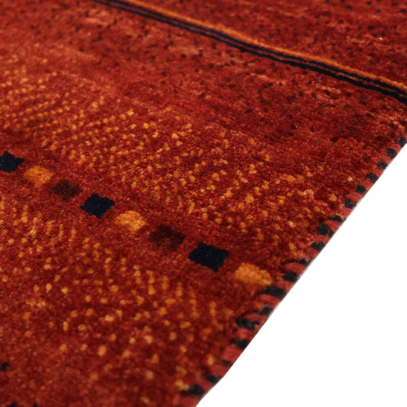 Gabbeh Teppich - Kaschkuli Perser - 103 x 79 cm - dunkelrot