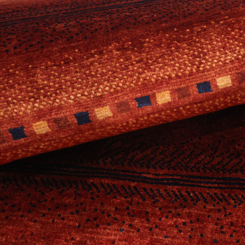 Gabbeh Teppich - Kaschkuli Perser - 103 x 79 cm - dunkelrot
