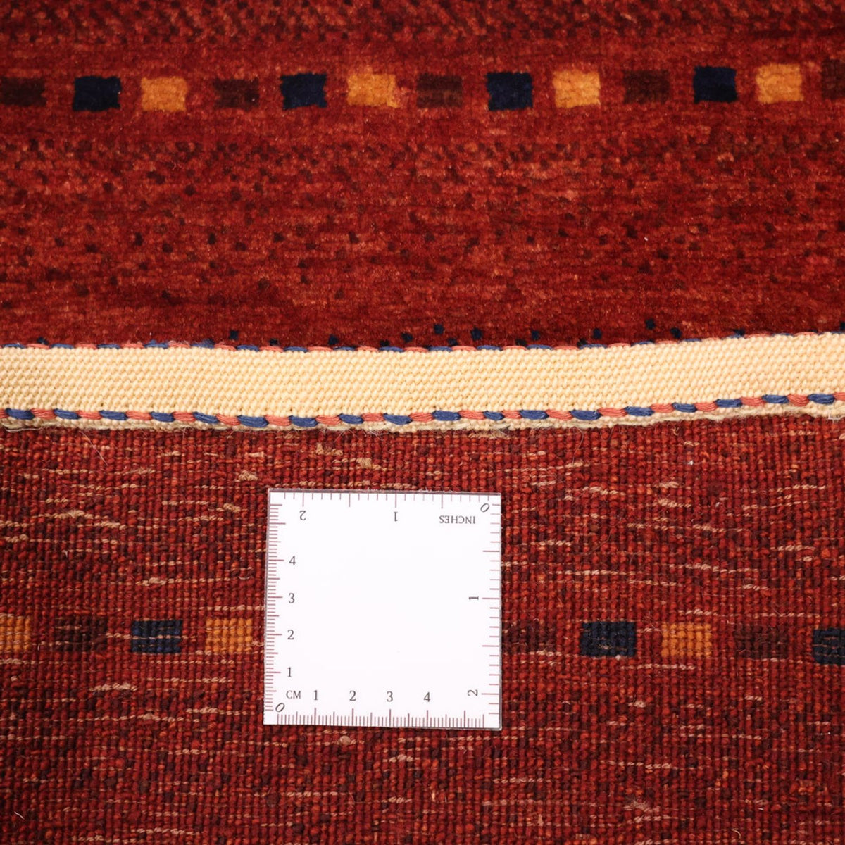 Gabbeh Teppich - Kaschkuli Perser - 103 x 79 cm - dunkelrot