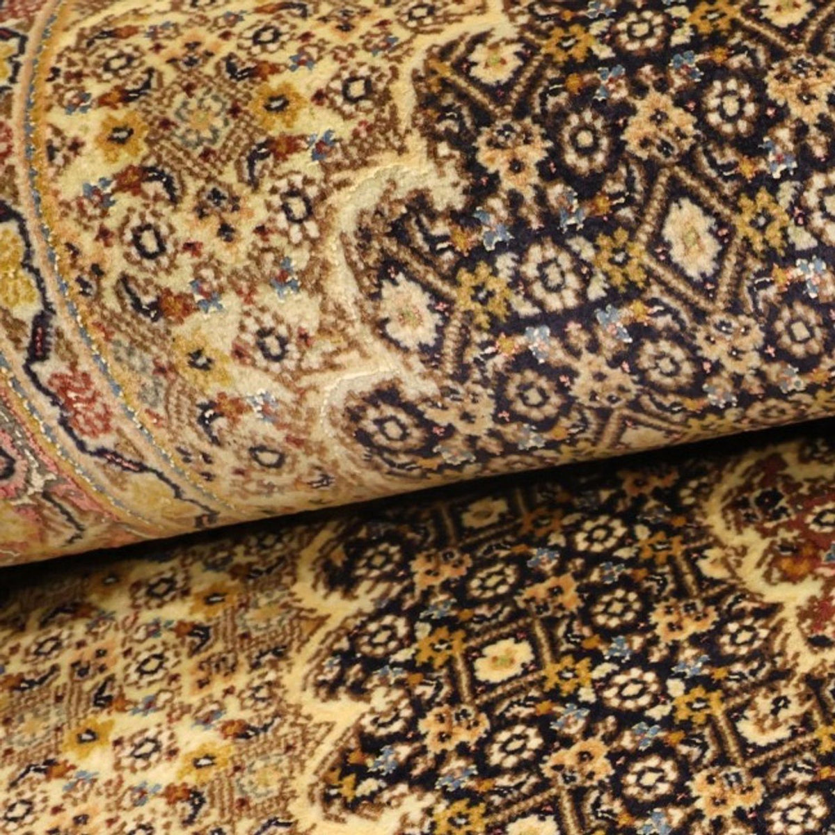 Perserteppich - Täbriz - Royal - 148 x 100 cm - dunkelblau