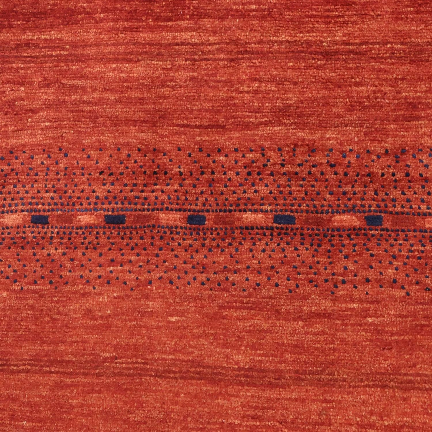 Gabbeh Teppich - Kaschkuli Perser - 119 x 96 cm - dunkelrot
