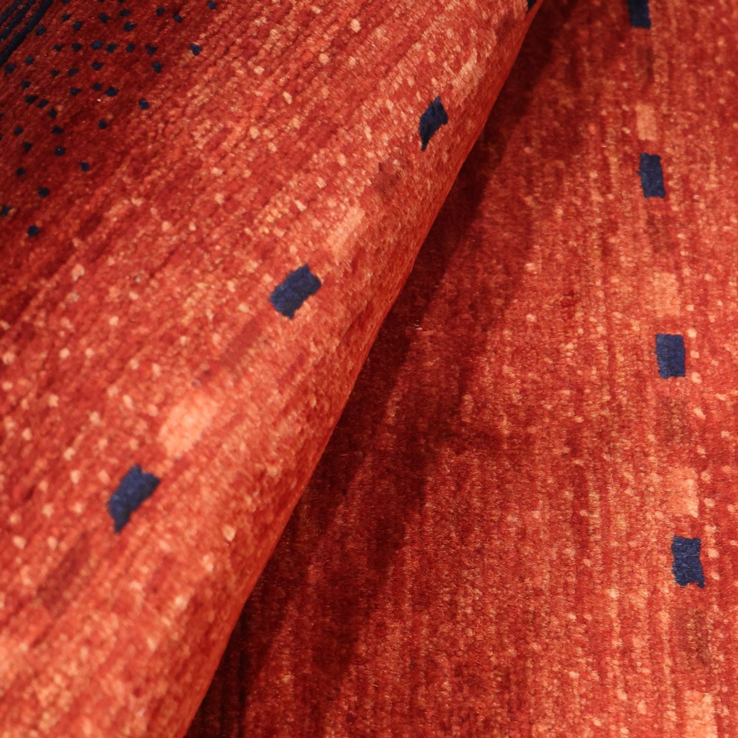 Gabbeh Teppich - Kaschkuli Perser - 119 x 96 cm - dunkelrot