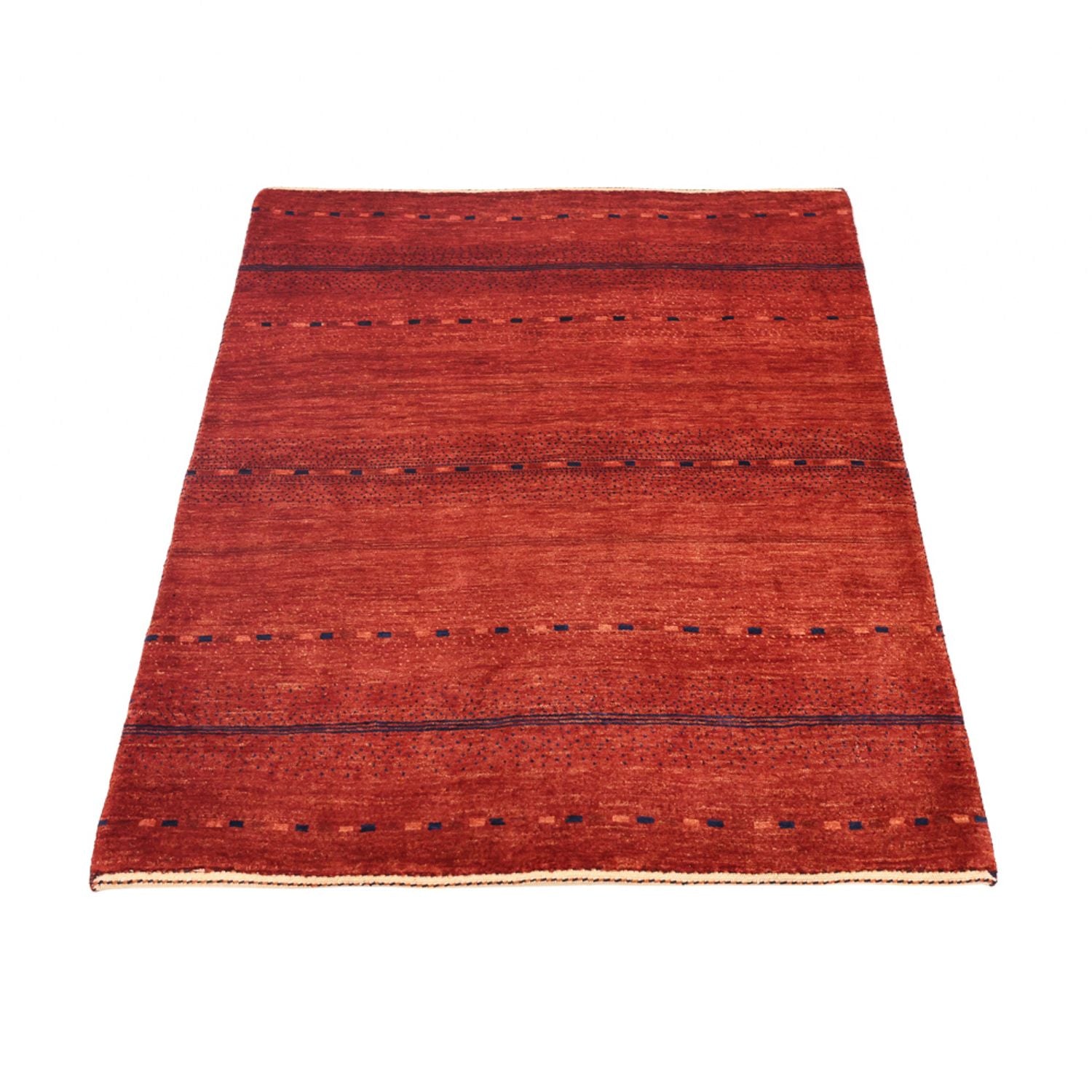 Gabbeh Teppich - Kaschkuli Perser - 119 x 96 cm - dunkelrot