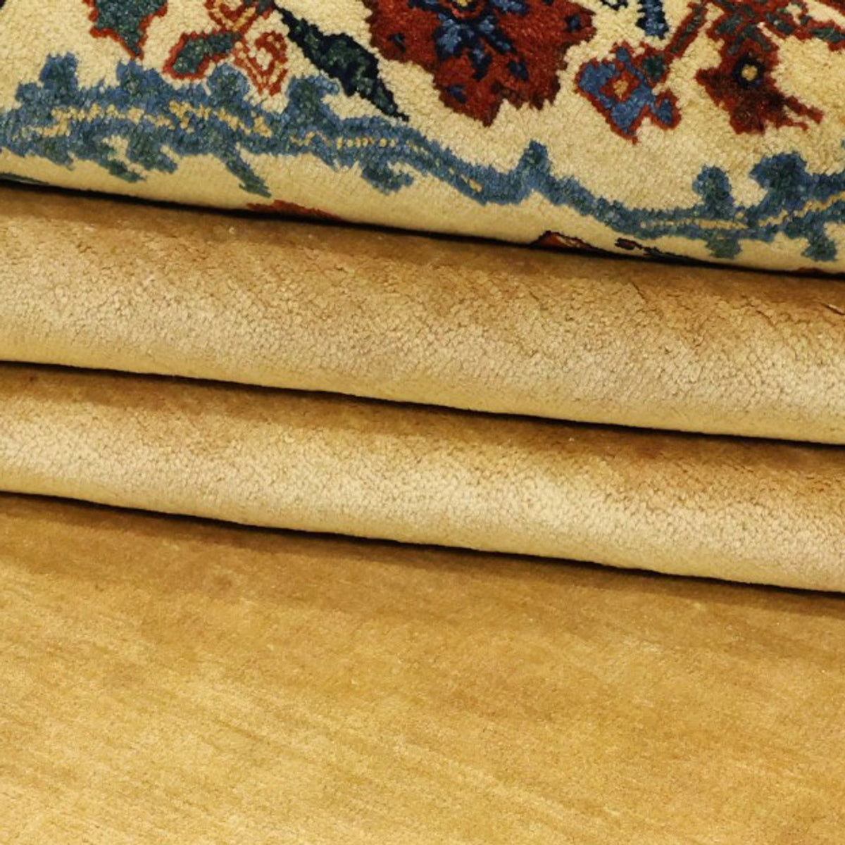 Gabbeh Teppich - Loribaft Perser - 294 x 199 cm - beige