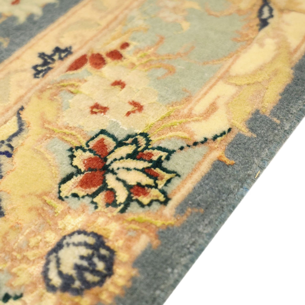 Perserteppich - Täbriz - Royal - 118 x 81 cm - hellblau