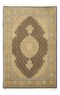 Perserteppich - Täbriz - Royal - 154 x 102 cm - dunkelbeige