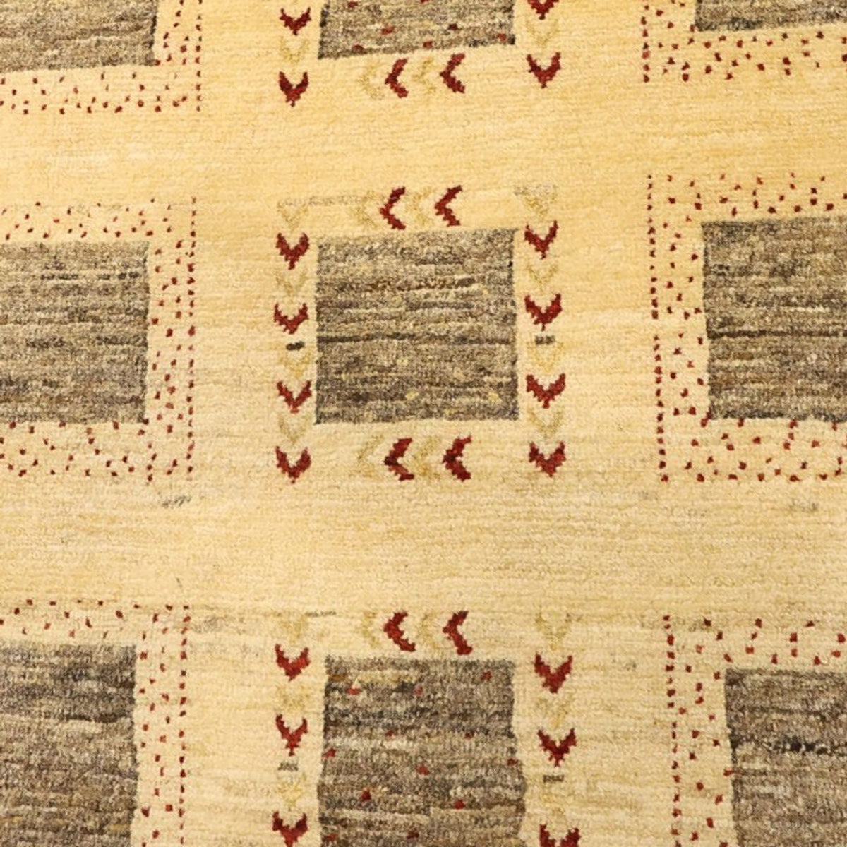 Gabbeh Teppich - Kaschkuli Perser - 190 x 116 cm - beige