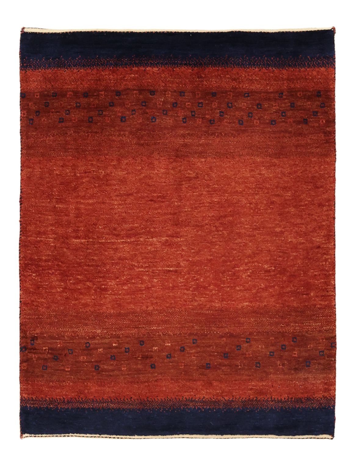 Gabbeh Teppich - Kaschkuli Perser - 97 x 74 cm - dunkelrot