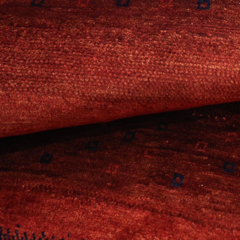 Gabbeh Teppich - Kaschkuli Perser - 97 x 74 cm - dunkelrot