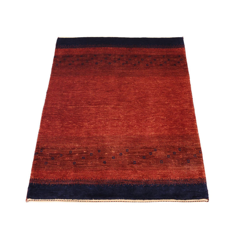 Gabbeh Teppich - Kaschkuli Perser - 97 x 74 cm - dunkelrot