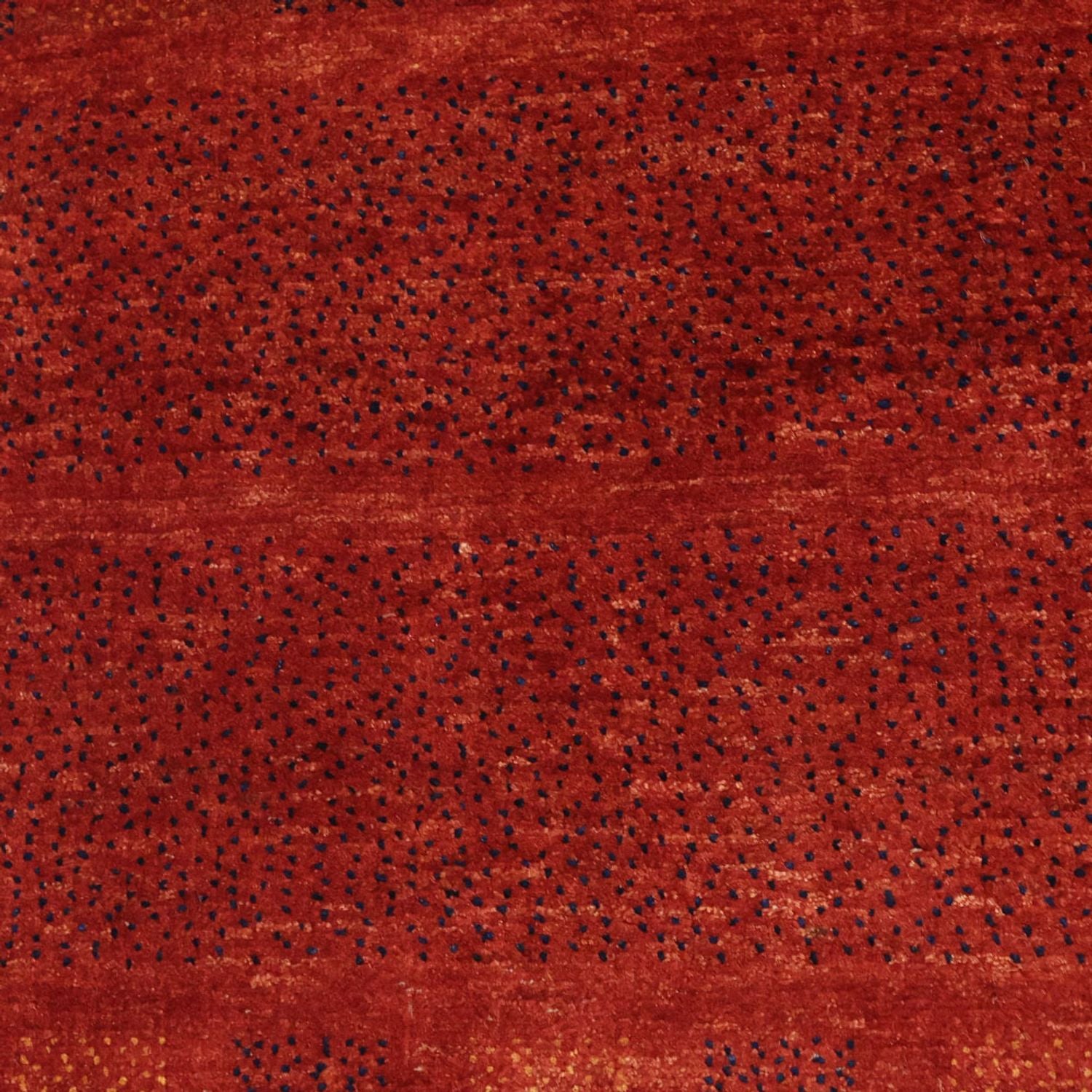 Gabbeh Teppich - Kaschkuli Perser quadratisch  - 112 x 101 cm - dunkelrot