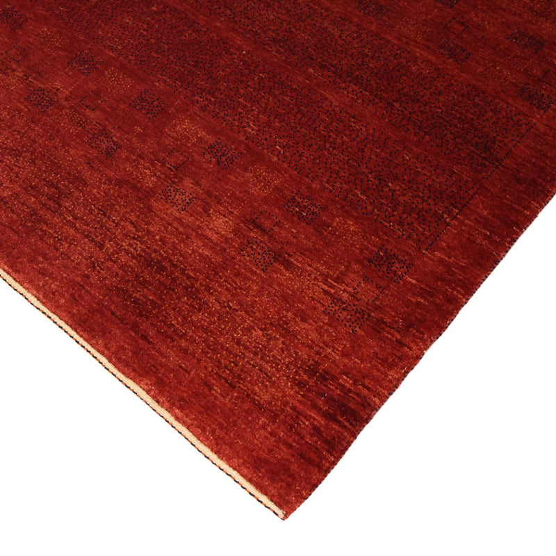 Gabbeh Teppich - Kaschkuli Perser quadratisch  - 112 x 101 cm - dunkelrot
