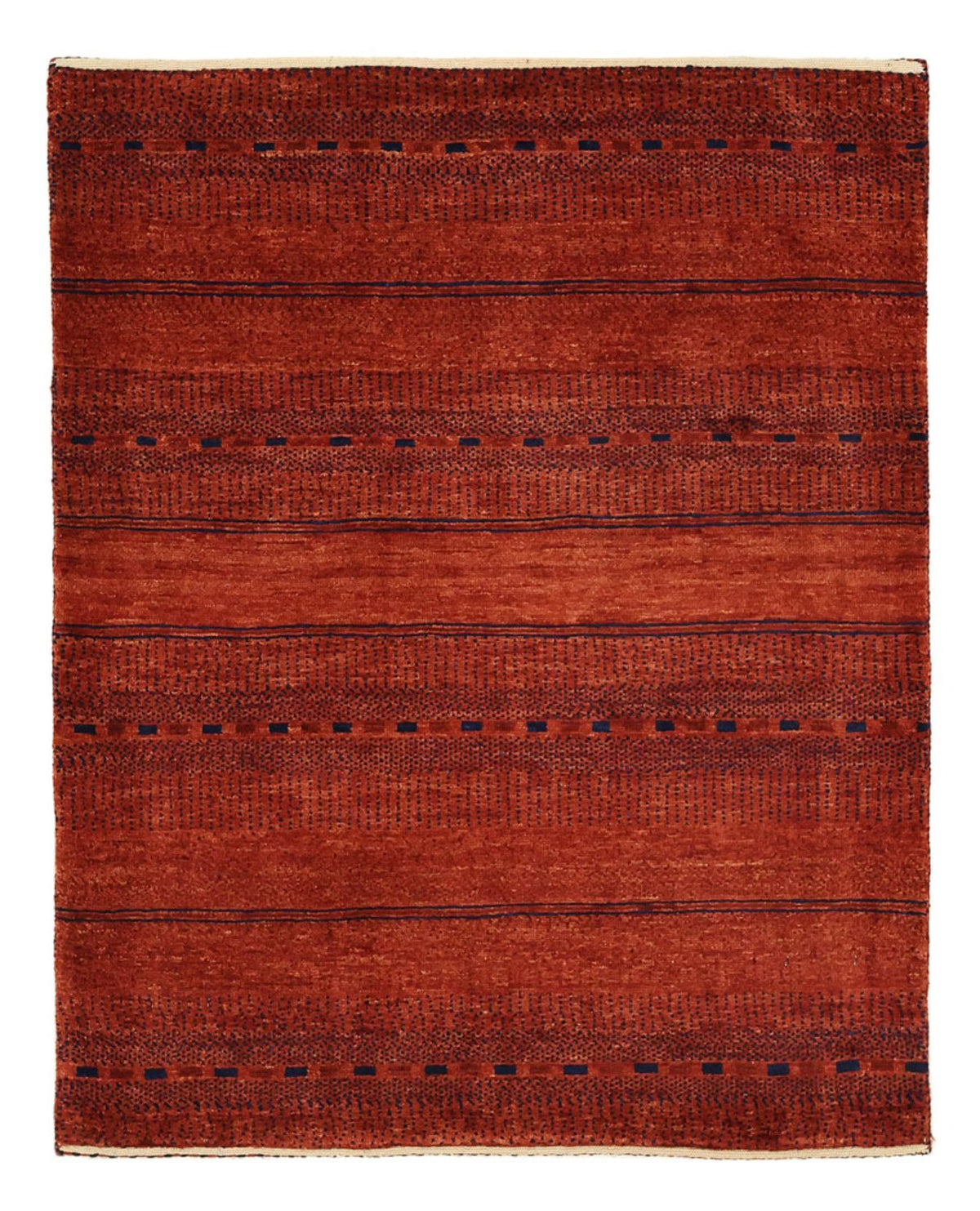 Gabbeh Teppich - Kaschkuli Perser - 100 x 80 cm - dunkelrot