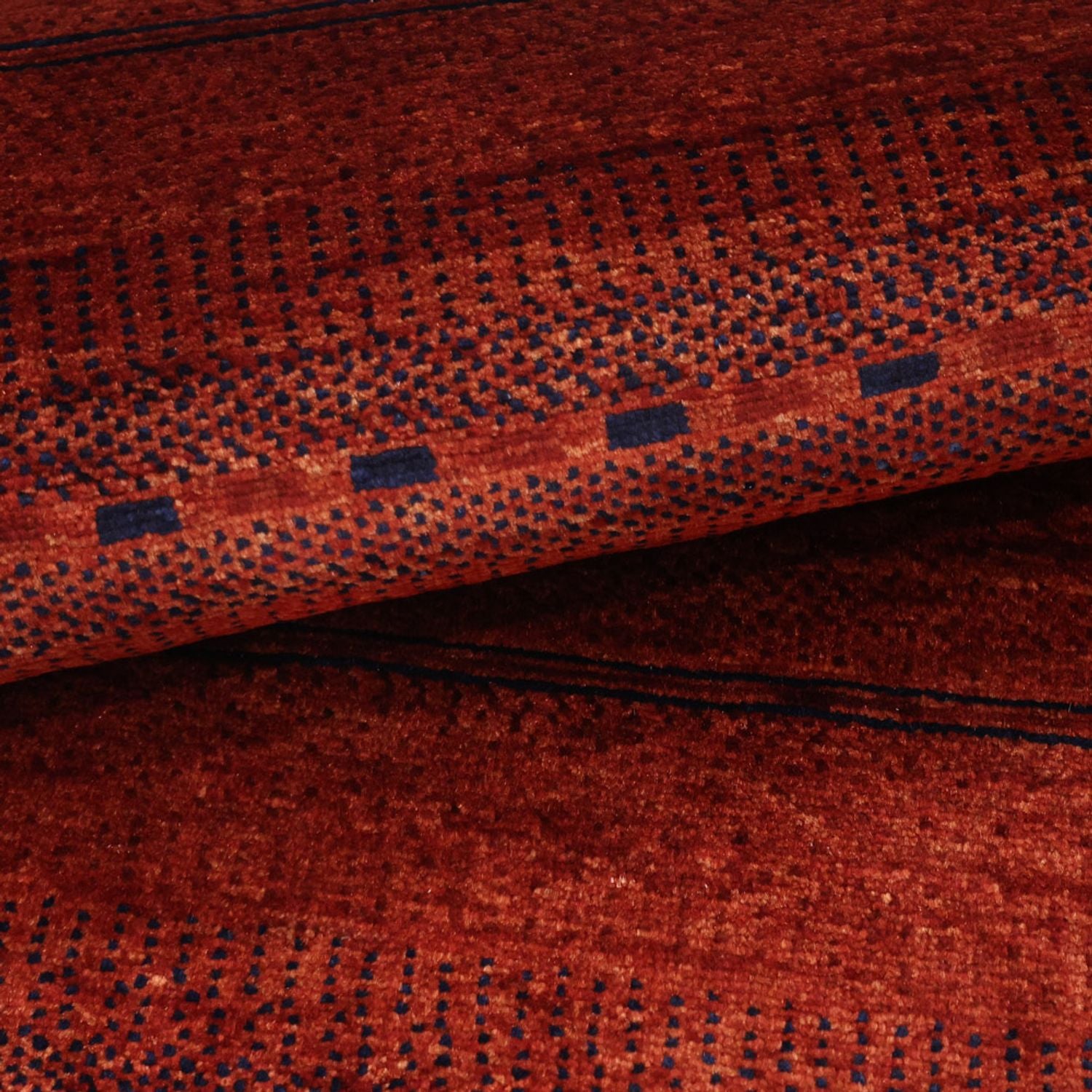 Gabbeh Teppich - Kaschkuli Perser - 100 x 80 cm - dunkelrot