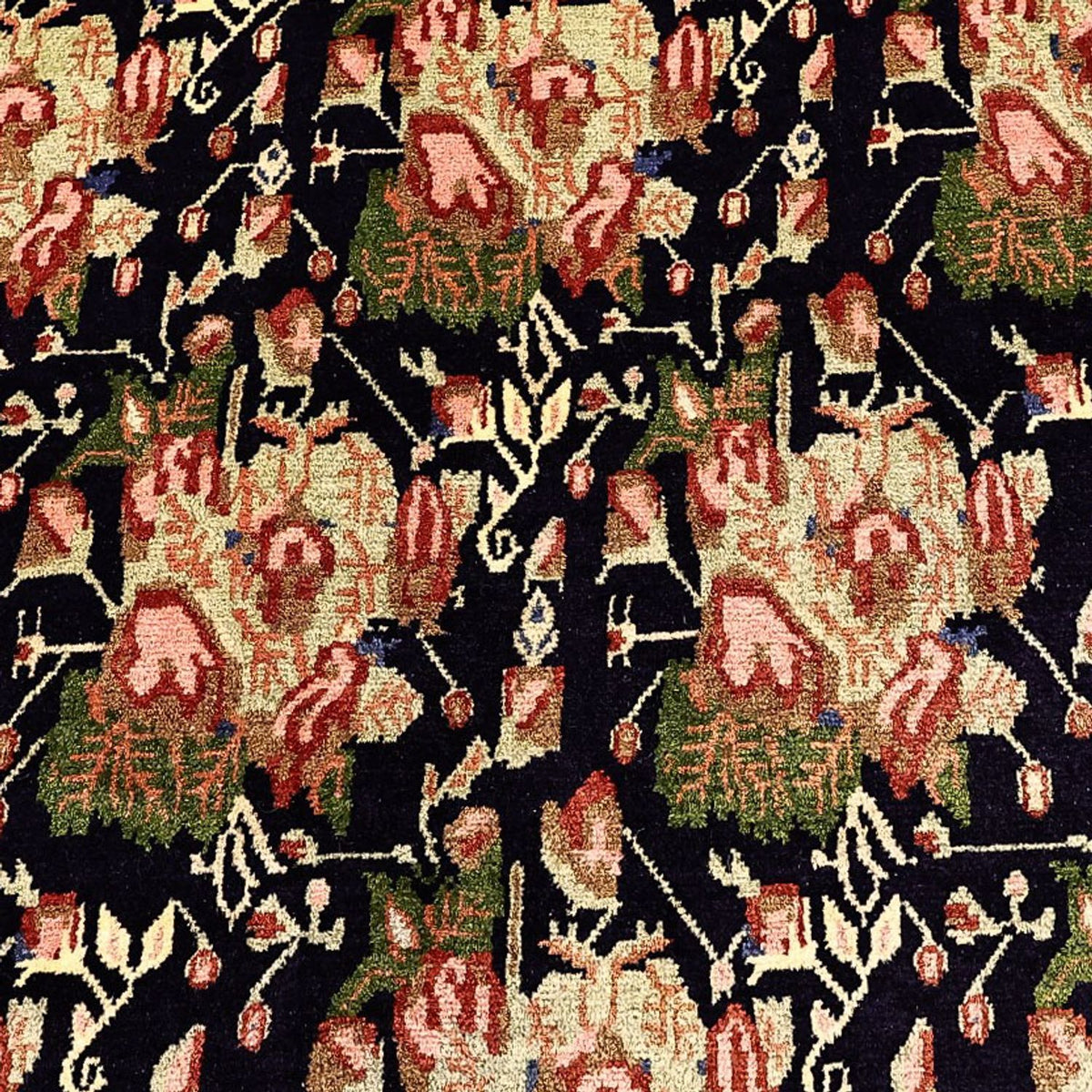 Perserteppich - Nomadic - 199 x 149 cm - dunkelblau