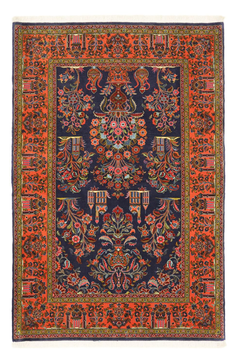 Perserteppich - Classic - 161 x 110 cm - dunkelblau