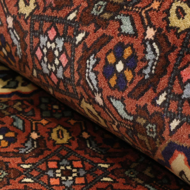 Perserteppich - Nomadic - 152 x 101 cm - dunkelrot