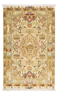 Perserteppich - Täbriz - Royal - 160 x 101 cm - beige
