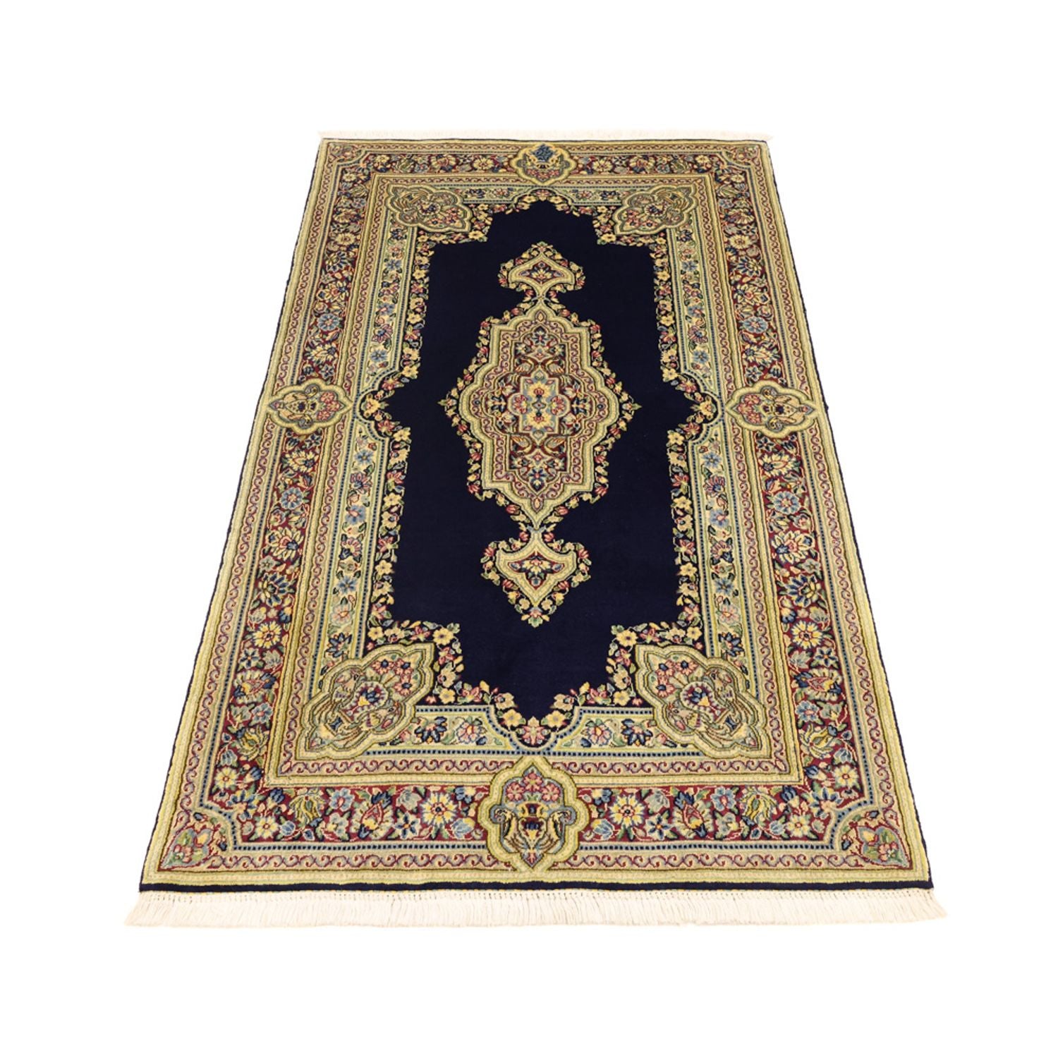 Perserteppich - Classic - Rawar - 148 x 89 cm - dunkelblau