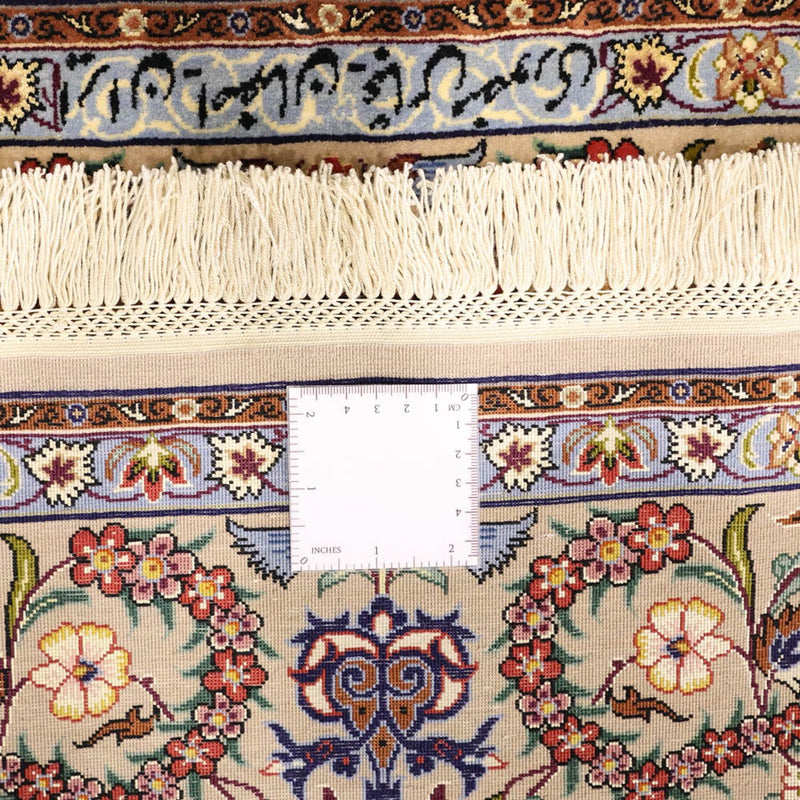 Perserteppich - Isfahan - Premium - Seidenkette - 171 x 111 cm - beige