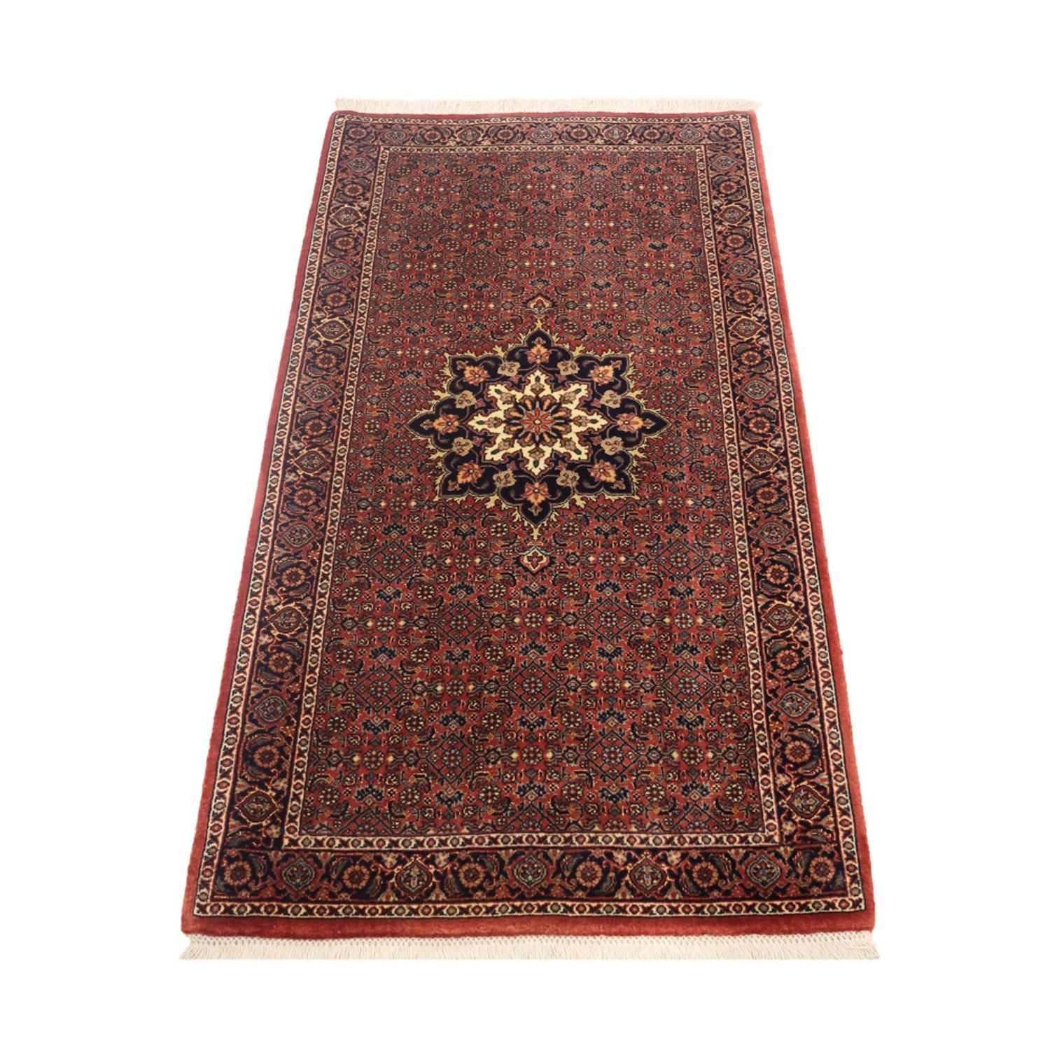 Perserteppich - Bidjar - 140 x 72 cm - dunkelrot