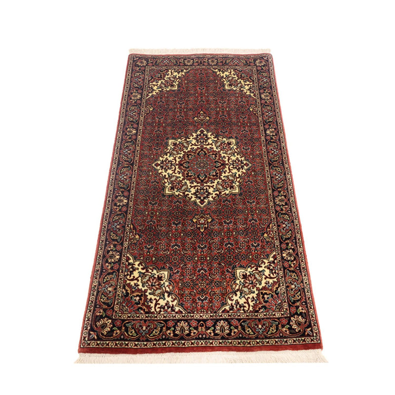 Perserteppich - Bidjar - 148 x 69 cm - dunkelrot