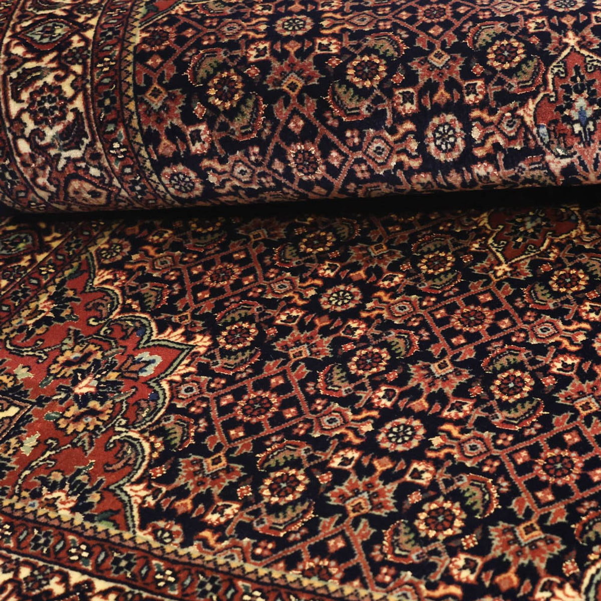 Perserteppich - Bidjar - Royal - 149 x 89 cm - dunkelrot