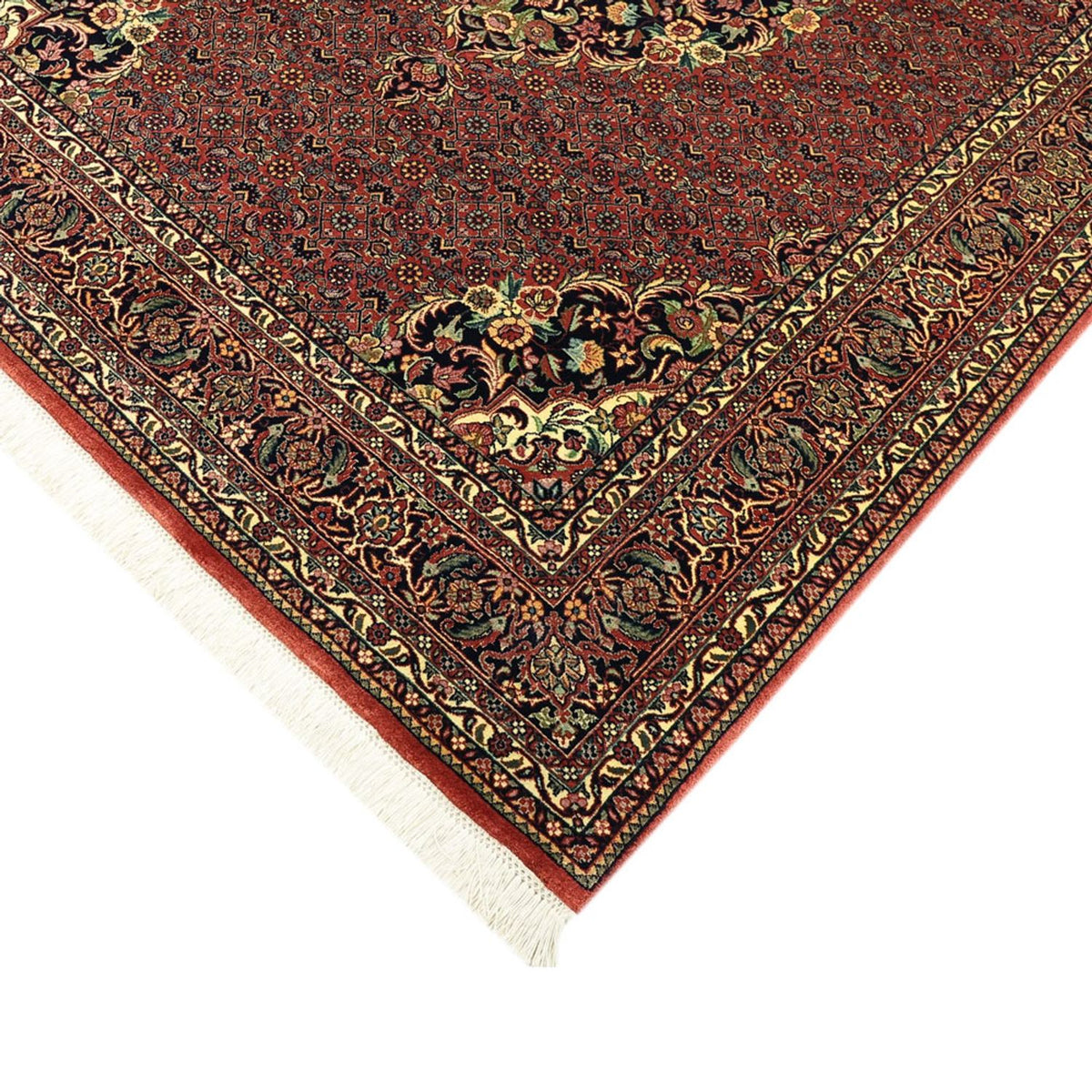 Perserteppich - Bidjar - Royal - 199 x 156 cm - dunkelrot