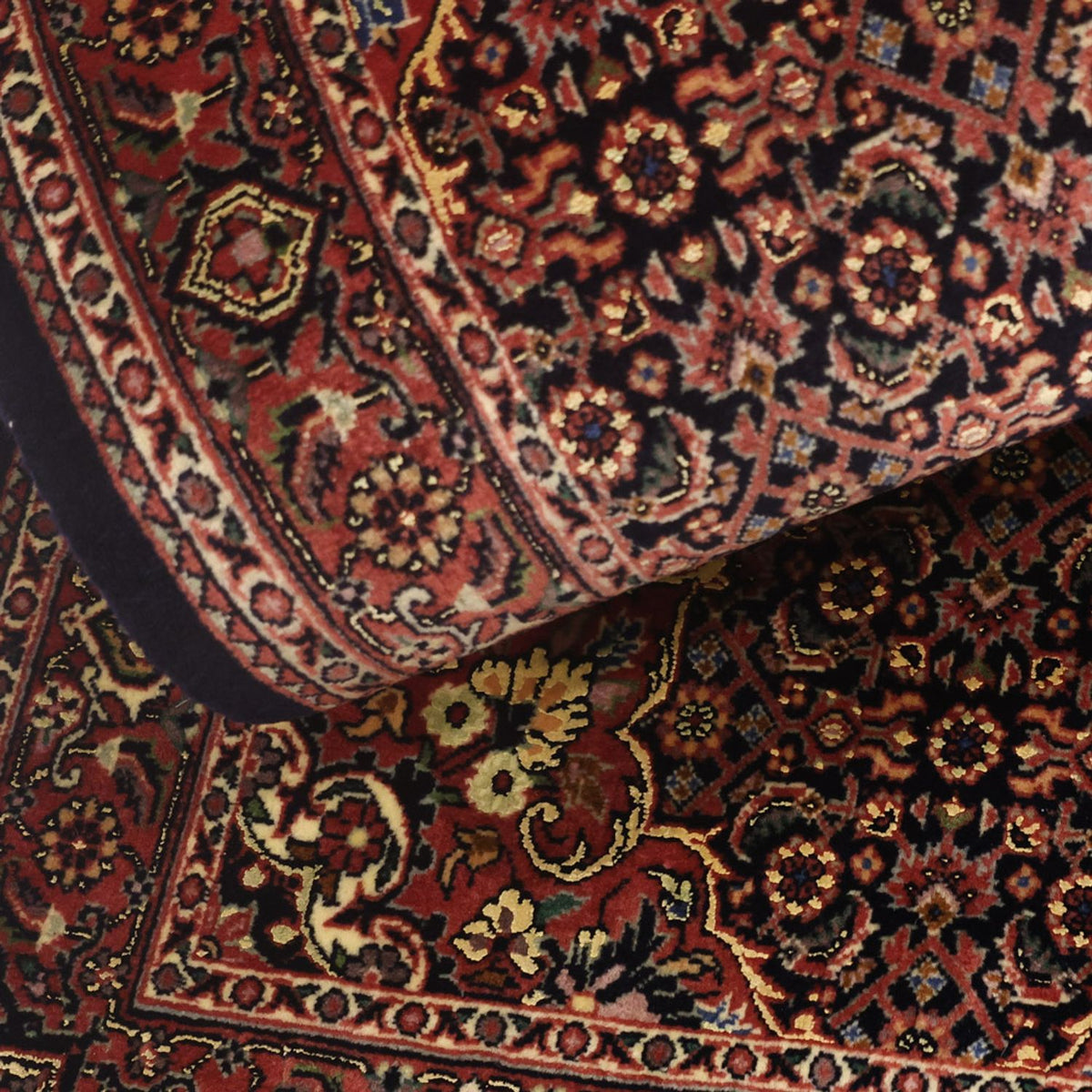 Perserteppich - Bidjar - Royal - 140 x 70 cm - dunkelrot