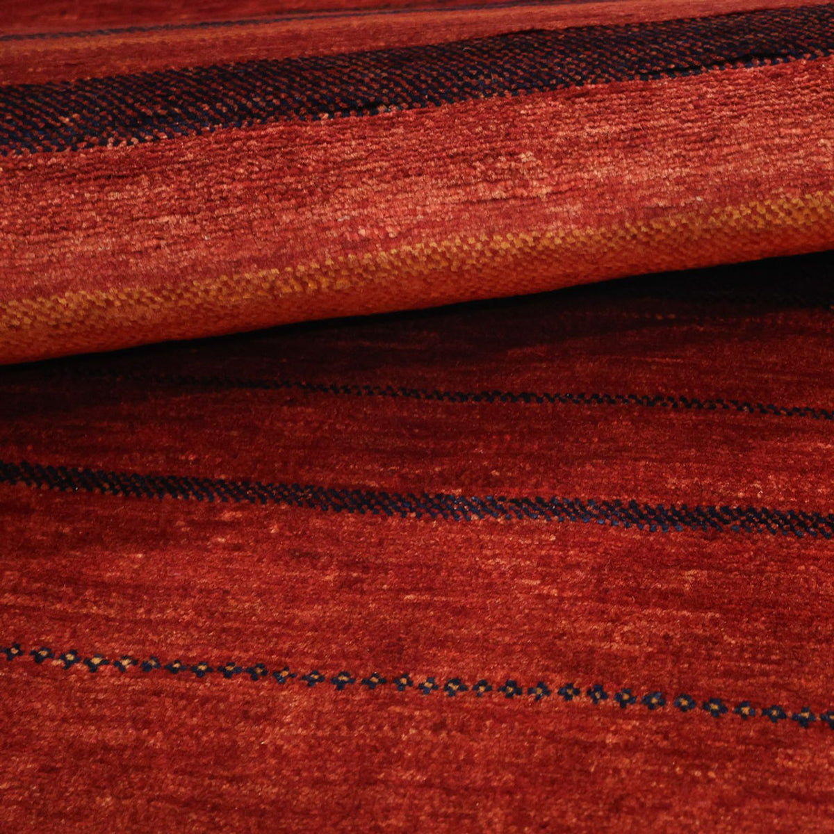 Gabbeh Teppich - Kaschkuli Perser quadratisch  - 112 x 103 cm - mehrfarbig