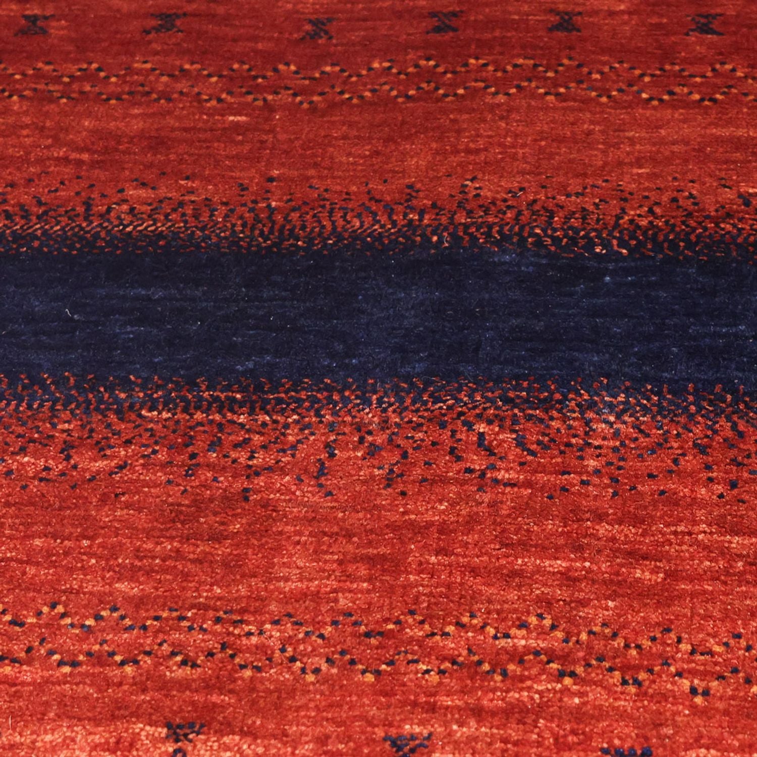 Gabbeh Teppich - Kaschkuli Perser quadratisch  - 114 x 101 cm - mehrfarbig