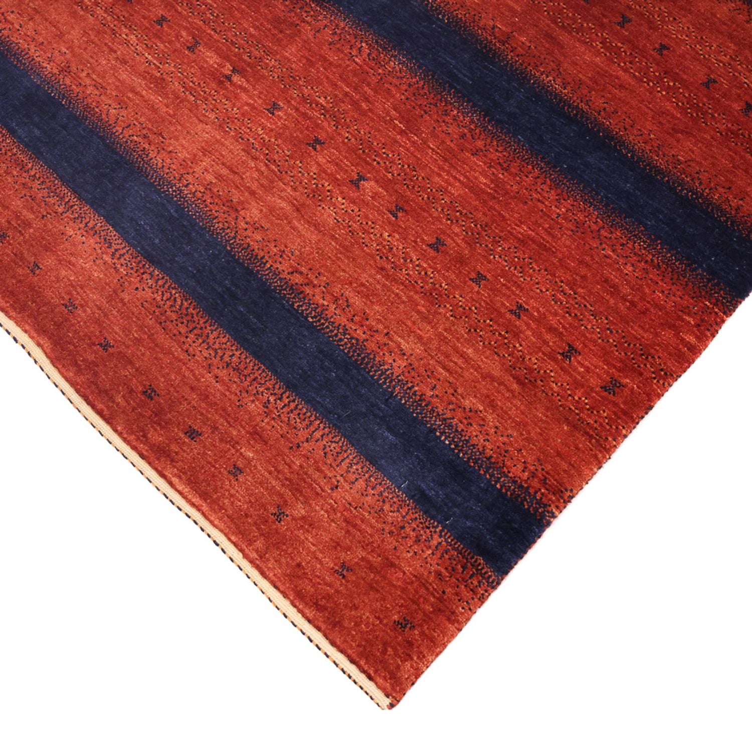 Gabbeh Teppich - Kaschkuli Perser quadratisch  - 114 x 101 cm - mehrfarbig