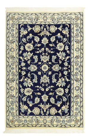 Perserteppich - Nain - Royal - 114 x 77 cm - dunkelblau