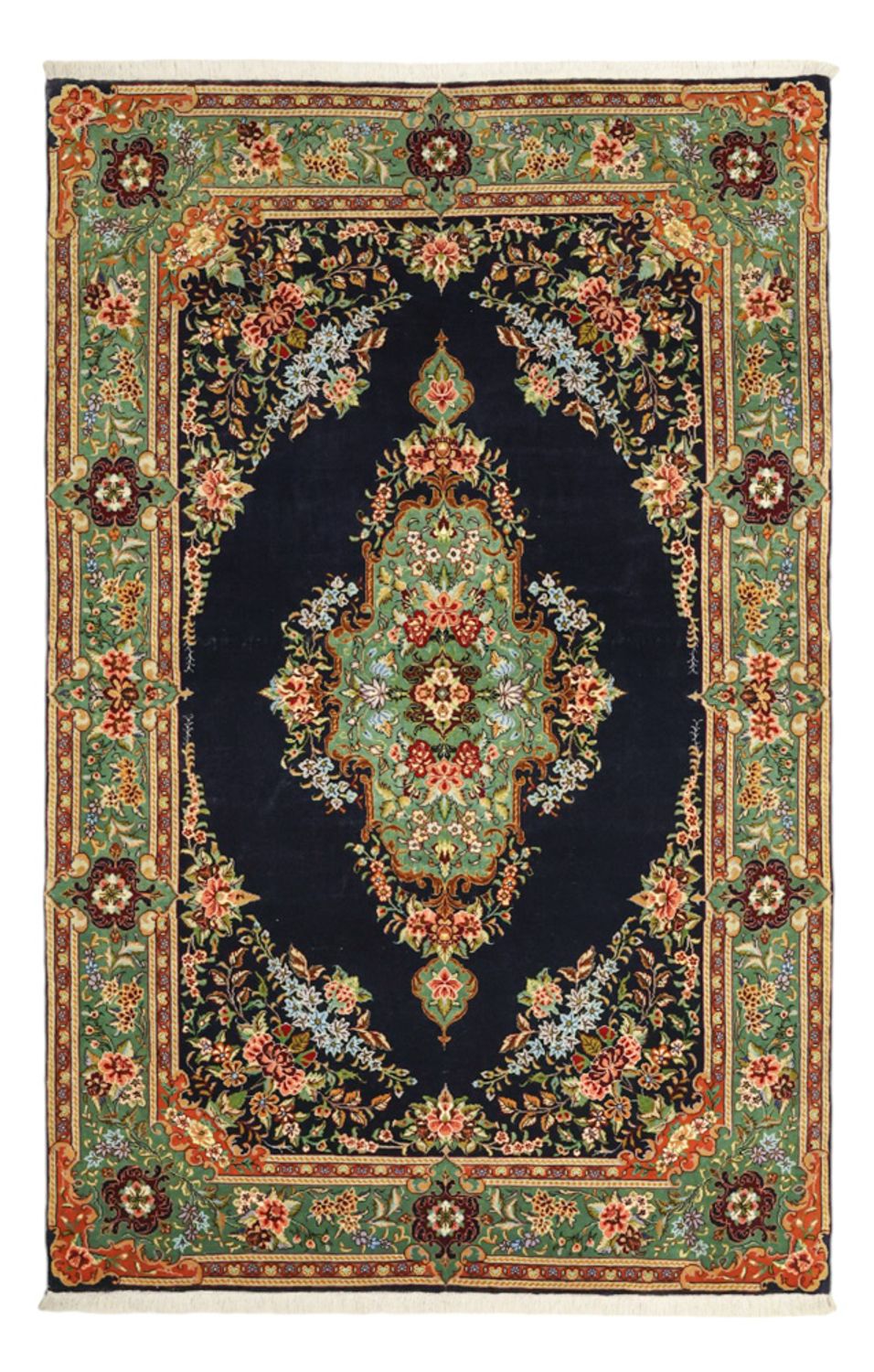 Perserteppich - Classic - 161 x 102 cm - dunkelblau