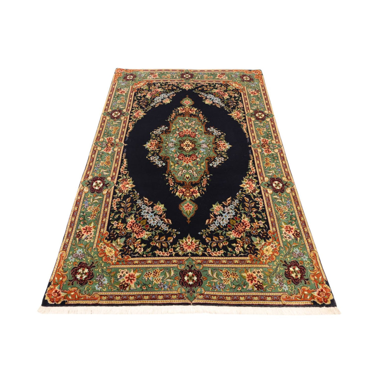 Perserteppich - Classic - 161 x 102 cm - dunkelblau