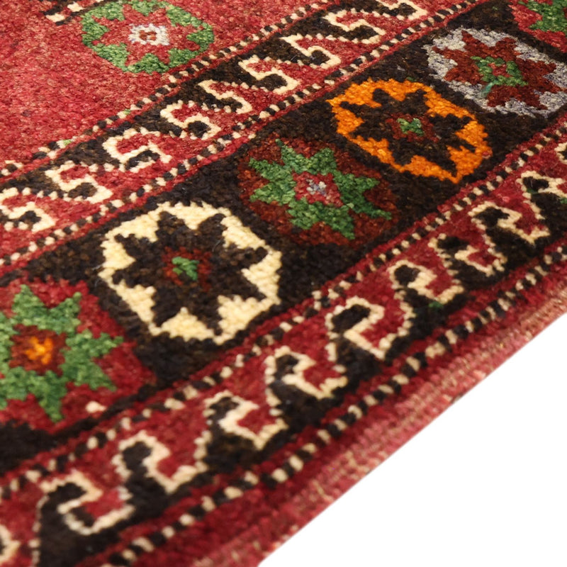 Perserteppich - Nomadic - 300 x 150 cm - dunkelrot