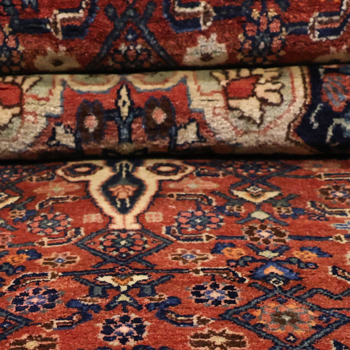 Perserteppich - Bidjar - Royal - 276 x 168 cm - dunkelrot