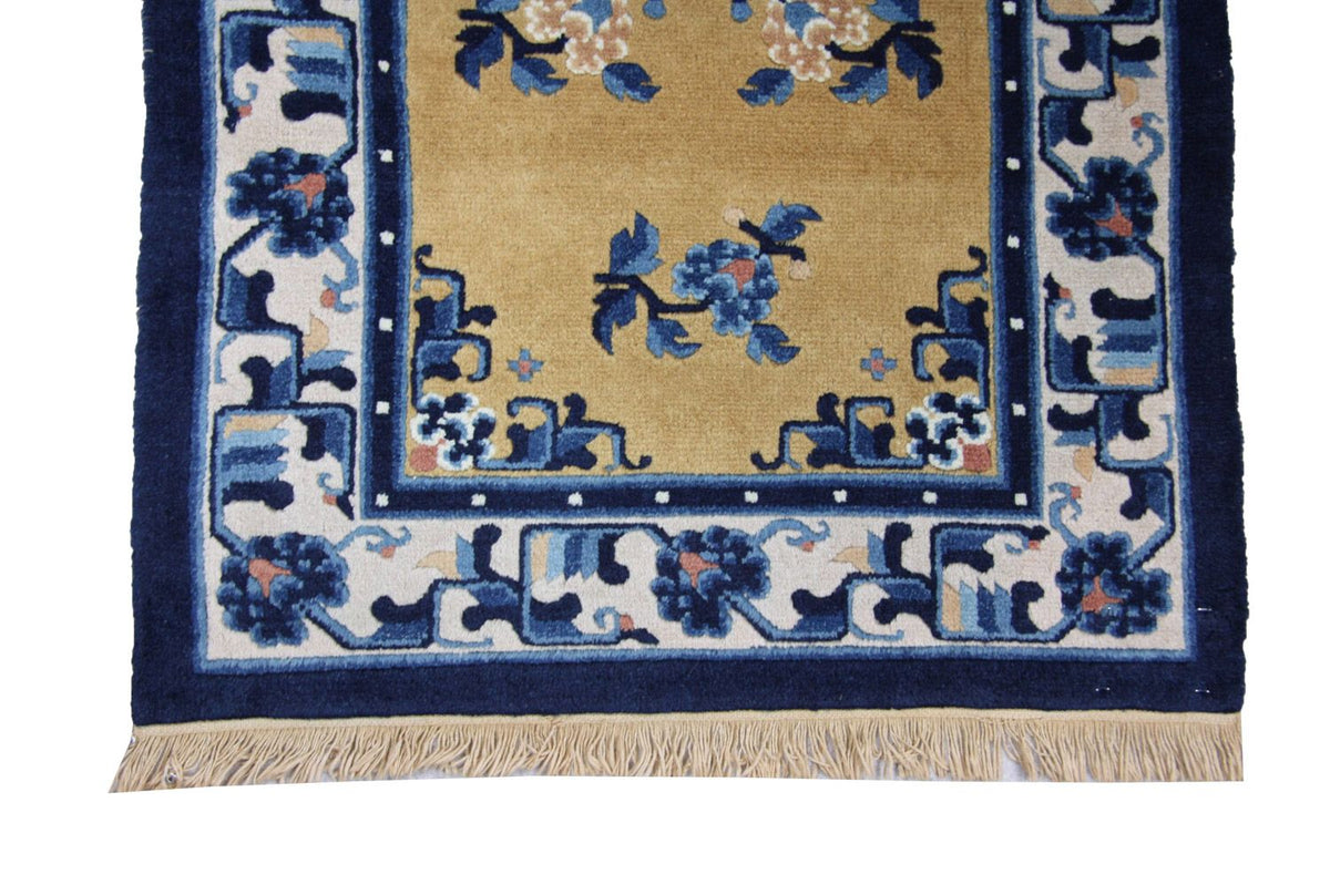 China Teppich 69 x 137 cm - blau