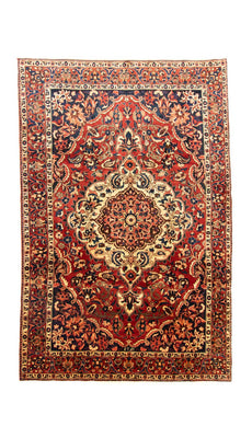 Perserteppich - Nomadic 340 x 215 cm - rot