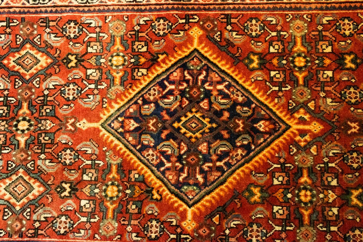 Perserteppich - Nomadic 322 x 100 cm - gold