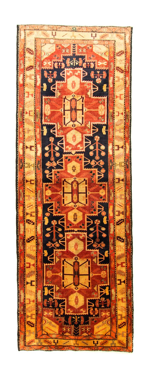 Perserteppich - Nomadic 320 x 113 cm - orange