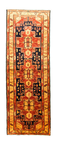Perserteppich - Nomadic 320 x 113 cm - orange