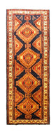 Perserteppich - Nomadic 320 x 120 cm - blau