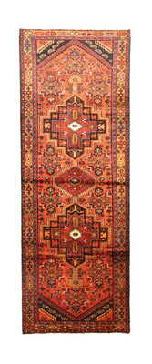 Perserteppich - Nomadic 290 x 103 cm - orange