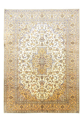 Perserteppich - Keshan 396 x 293 cm - beige