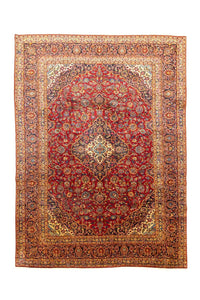 Perserteppich - Keshan 401 x 294 cm - rot