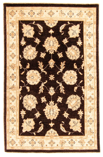 Ziegler Teppich 123x200cm - Orientteppich - dunkelbraun